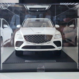 1:18 MR 현대 제네시스 GV80 쿠페 화이트 500대 한정판 국산 레진(다이캐스트 X) 이미지