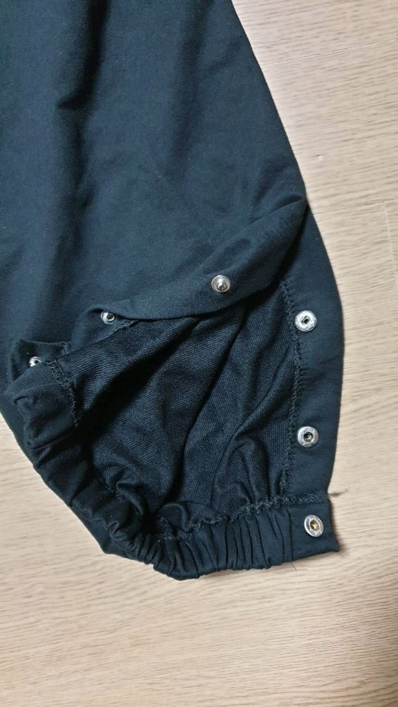 밑단트임 똑딱이 조거바지 새제품 XL사이즈 검정 2만원--2