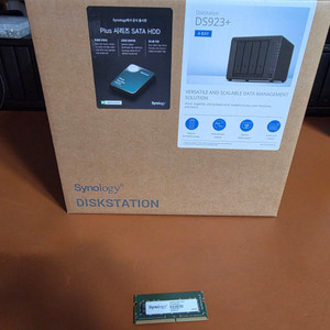 시놀로지 DS923+[미개봉품] 정품램 4G 추가