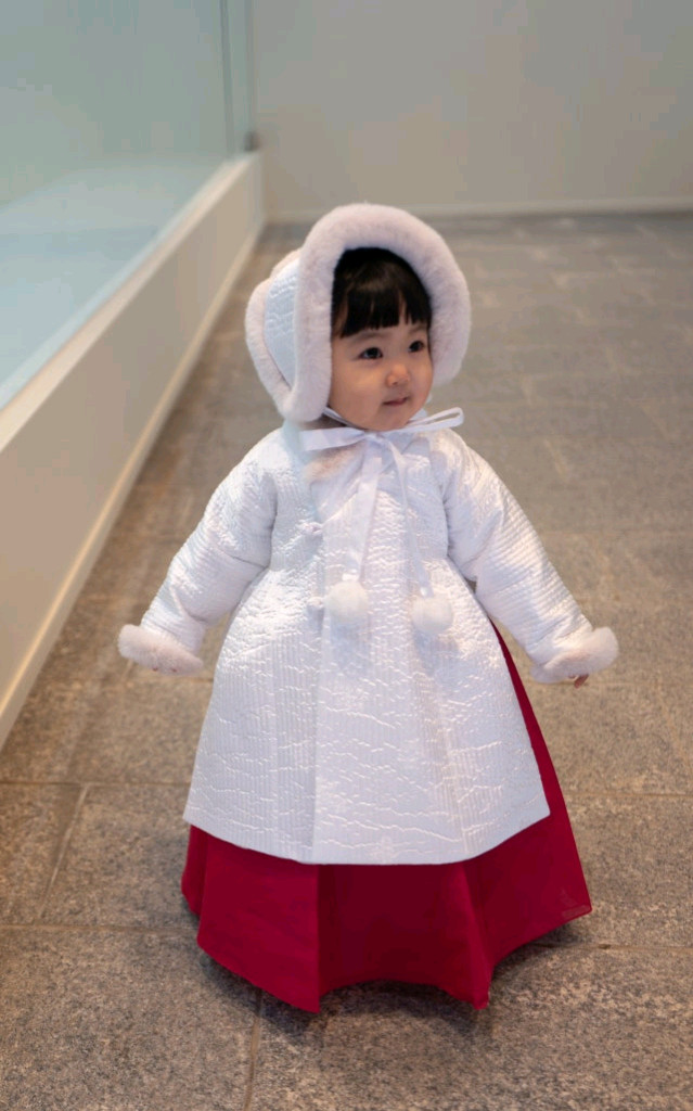 민한복 돌 한복 돌상 아기 두루마기 누빔패딩--3