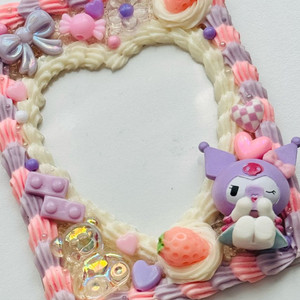 산리오 아이돌 포카홀더 쿠로미 데코덴 탑로더 탑꾸 이미지