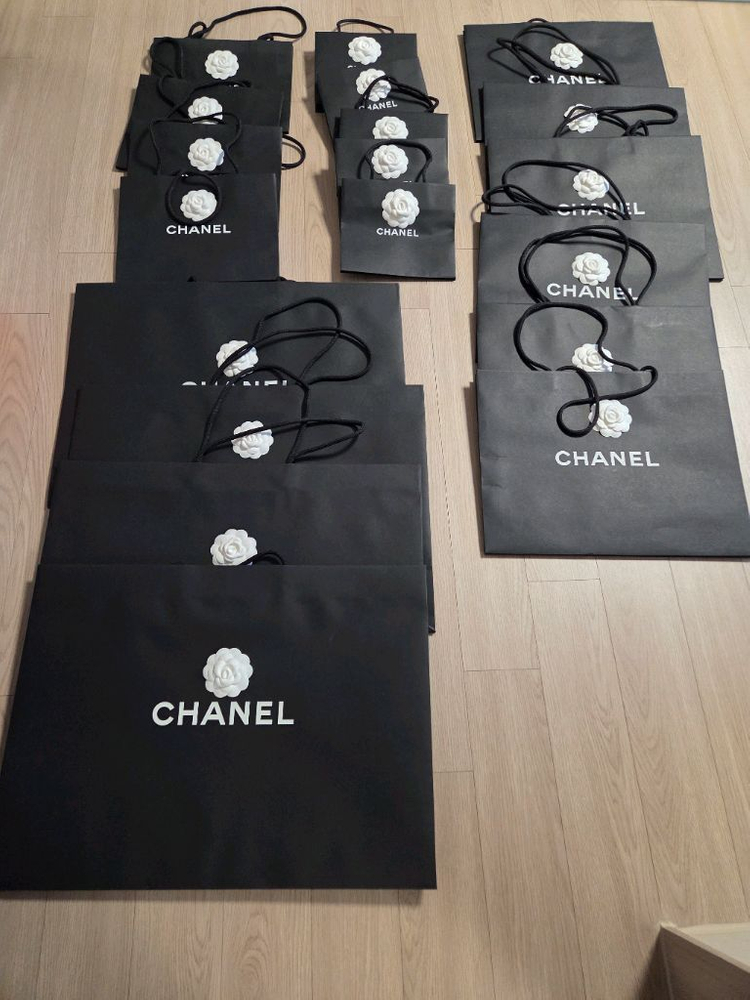 샤넬 쇼핑백들--1