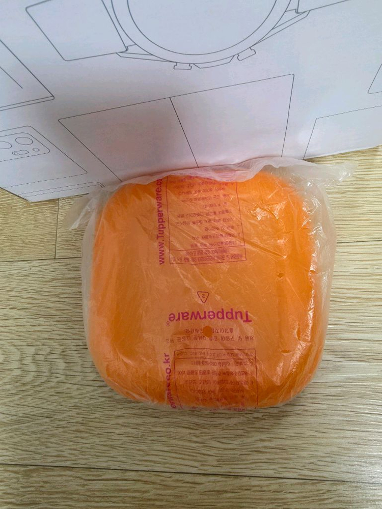 타파웨어 런천플레이트 미니접시3p--1