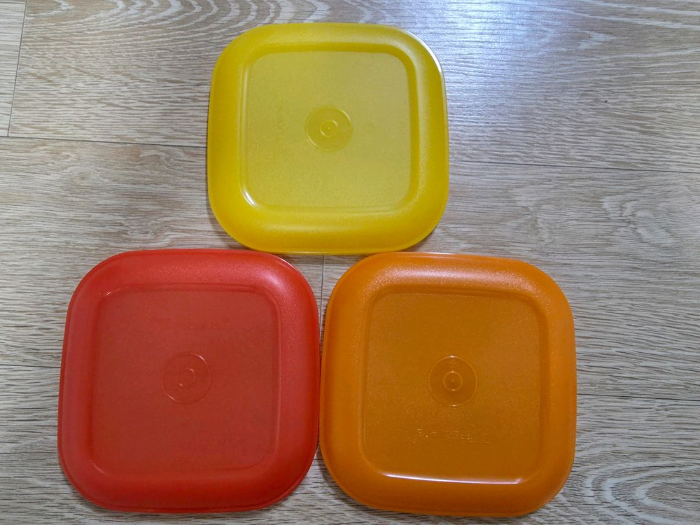 타파웨어 런천플레이트 미니접시3p--4