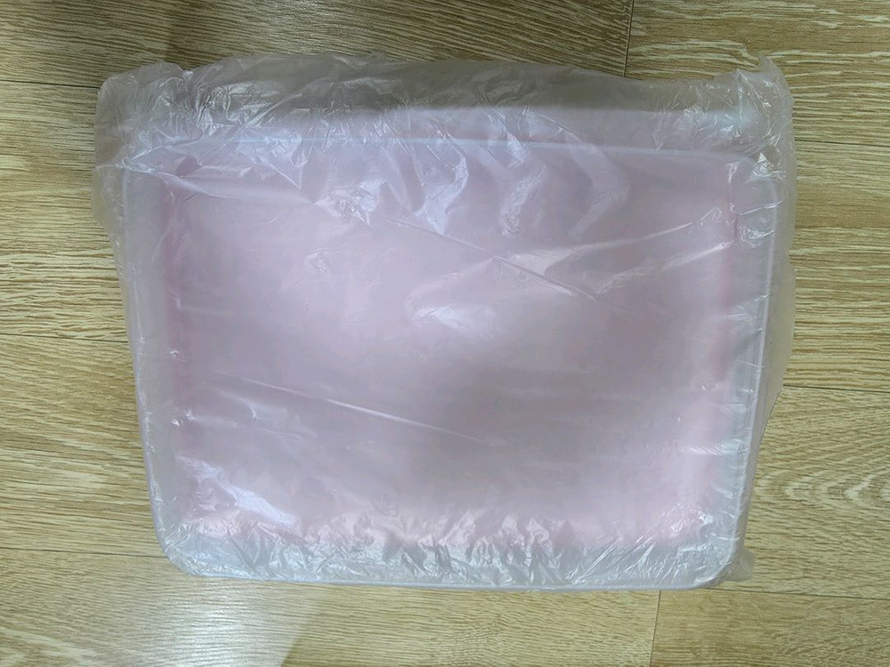 타파웨어 펭귄점보 냉동용기 연핑크1.3L--3