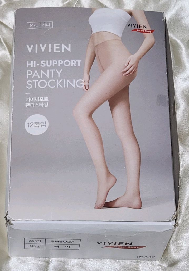 비비안 하이서포트 팬티스타킹 검정 12족 1박스 이미지