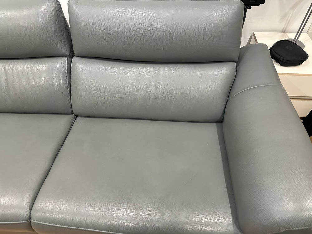 한샘 바흐 703 전동 리클라이너 3인 소파--7