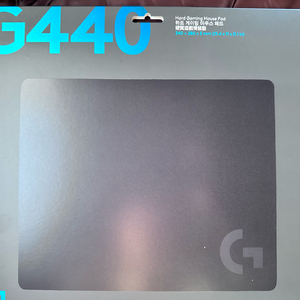로지텍 G440 하드 게이밍 마우스 패드