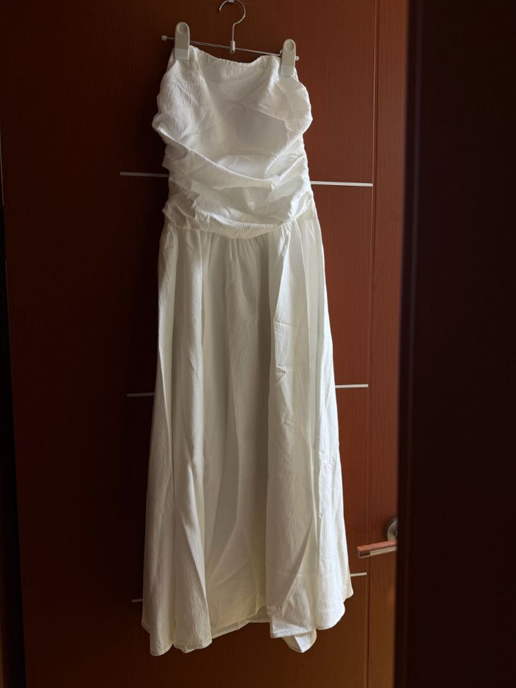 새상품) 셀프웨딩드레스 화이트 여행 튜브탑 원피스 프라이덜샤워--6