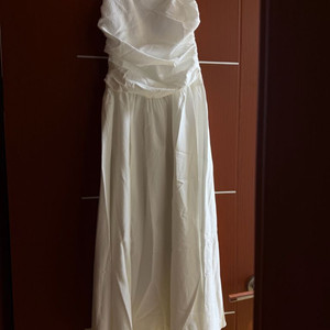 새상품) 셀프웨딩드레스 화이트 여행 튜브탑 원피스 프라이덜샤워