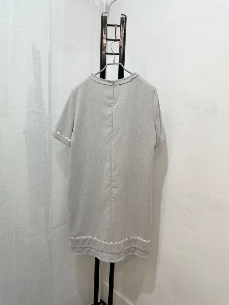 클로비스반팔트위드원피스 하객룩 하객원피스 2463--4