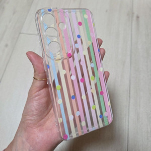 갤럭시S25 투명 패턴 케이스