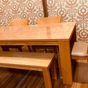 원목 식탁세트 180*85