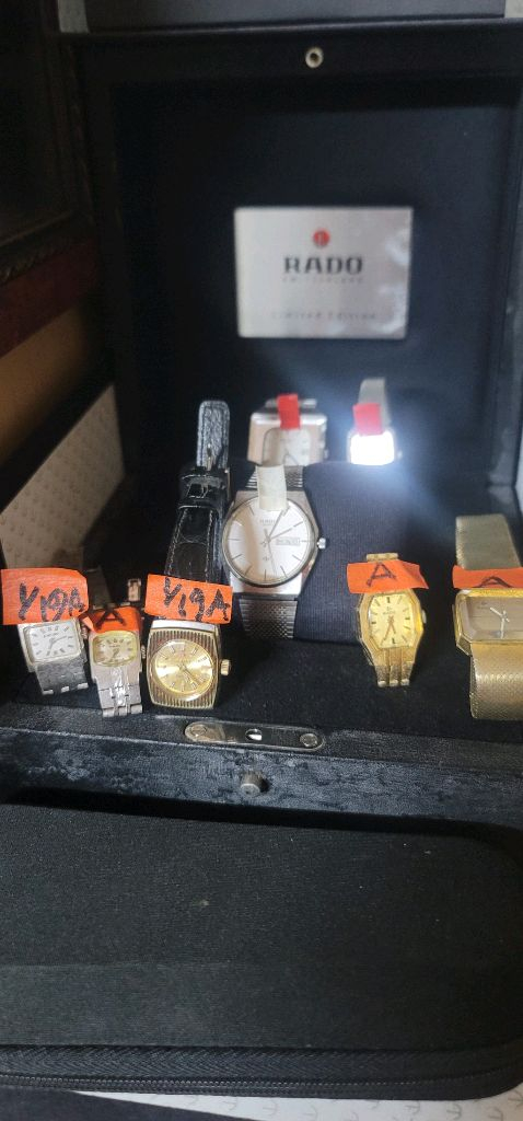 [초빈티지 희귀] 라도(RADO)정품 손목시계 재치(시계줄 오리지날) 일괄 및 개별 판매꼭 필독 바랍니다.소장하던 이미지