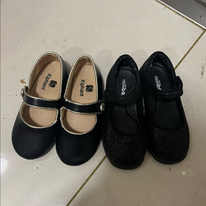 무료배송)여아 150,160사이즈 구두 두켤레 일괄 이미지