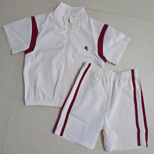 (새상품)유아 반팔집업 재킷 여름 상하복세트 100호