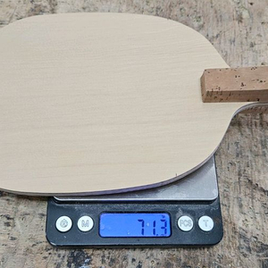 주문제작 7겹 반전형 펜홀드 탁구라켓 히노키 표층