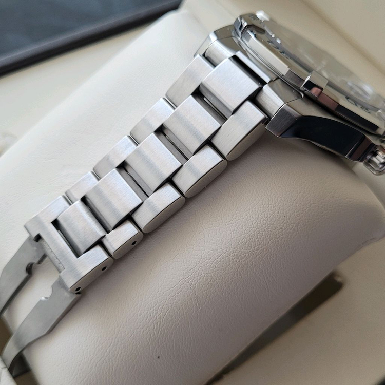 태그호이어 아쿠아레이서 스틸 블루 오토매틱 43mm--4