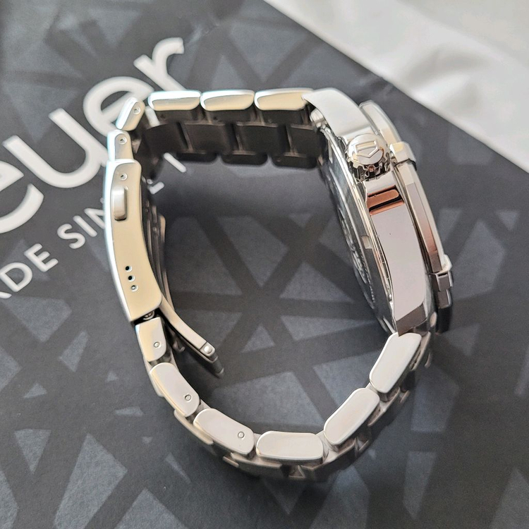 태그호이어 아쿠아레이서 스틸 블루 오토매틱 43mm--6