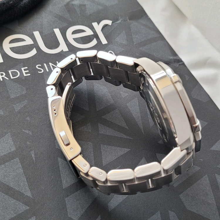 태그호이어 아쿠아레이서 스틸 블루 오토매틱 43mm--7