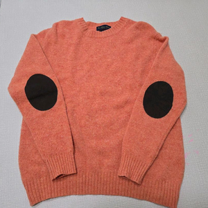 브룩스 브라더스 셔틀랜드 엘보우 패치 니트 스웨터