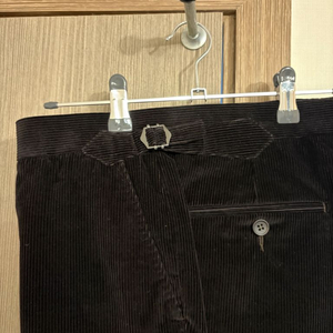 수트서플라이 다크브라운 코듀로이 트라우저 46 이미지