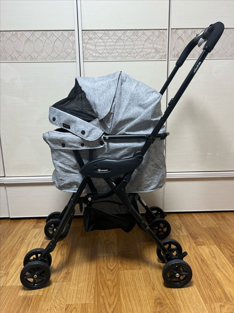 콤펫 미리미리 라이트 강아지 유모차 개모차--1