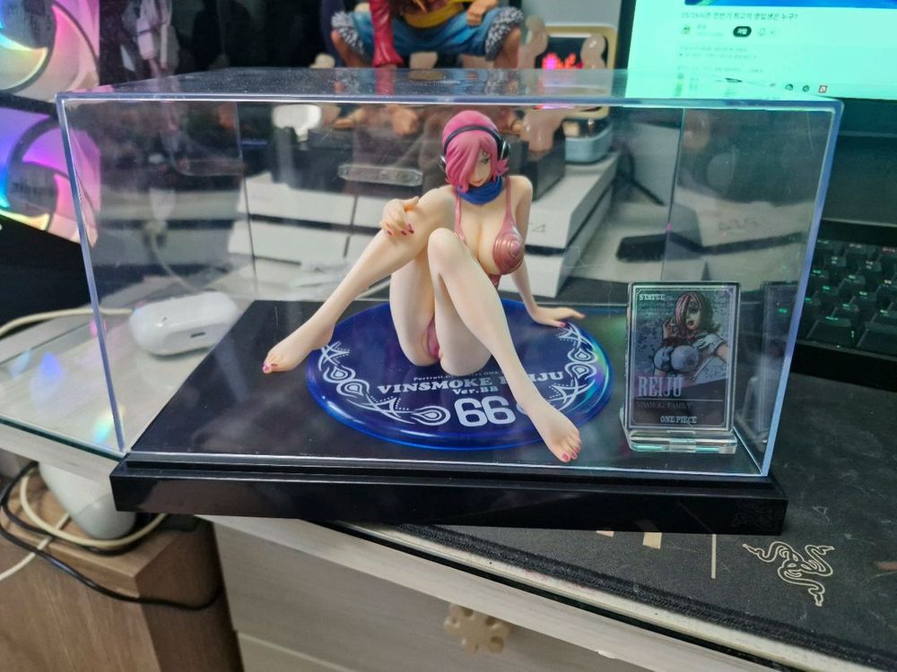 원피스pop 메가하우스 레이쥬 피규어 Ver.BB + 카드+아크릴 케이스--1