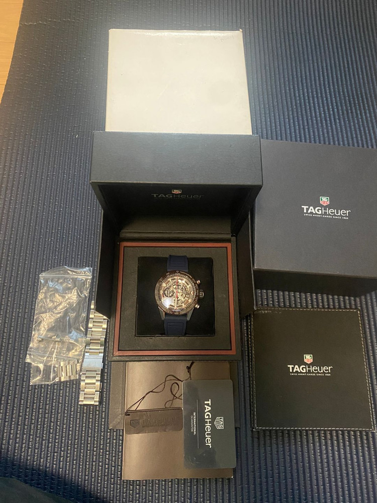 태그호이어 호이어01 스켈레톤 테그호이어 풀셋 판매 교환가능--0