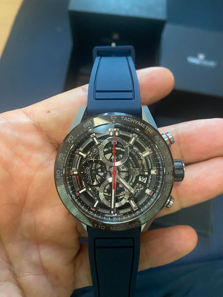 태그호이어 호이어01 스켈레톤 테그호이어 풀셋 판매 교환가능--1