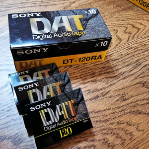 소니 dat 디지털 오디오 테이프 120mm 10개 세트 이미지