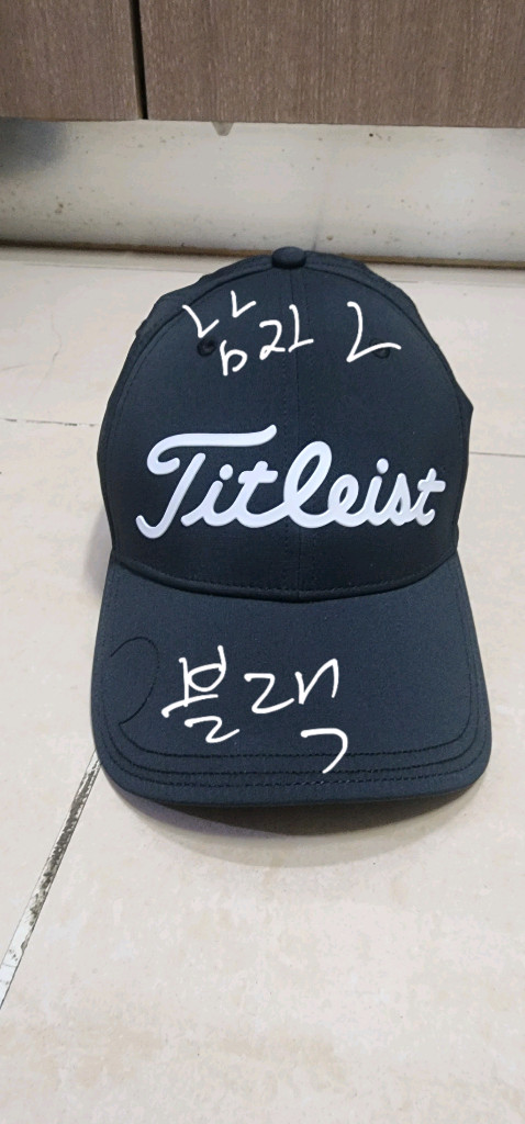 타이틀리스트 남자 골프모자 와 클러치백--7