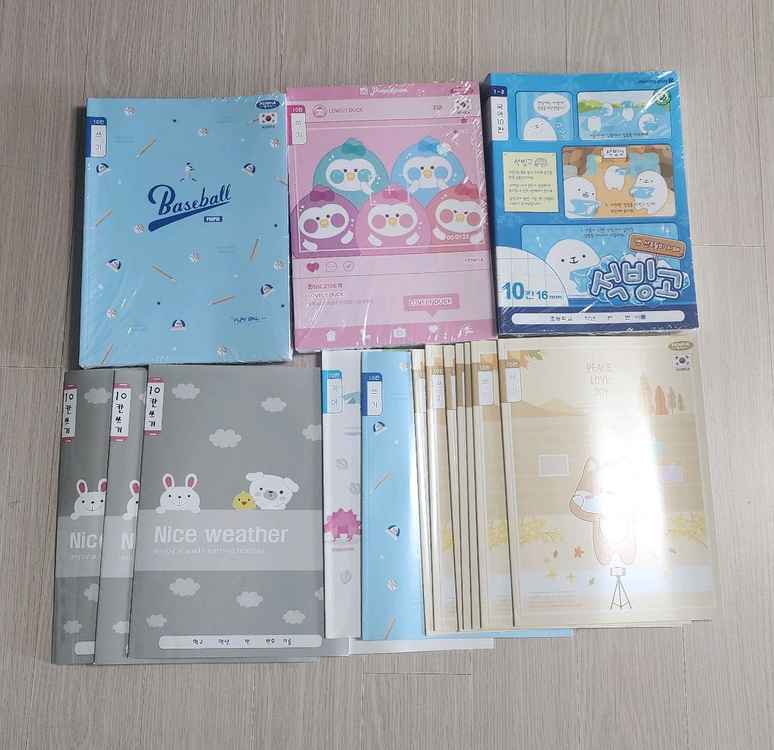 문구류(색종이, 색연필, 크레파스, 줄넘기, 스케치북 등)--3