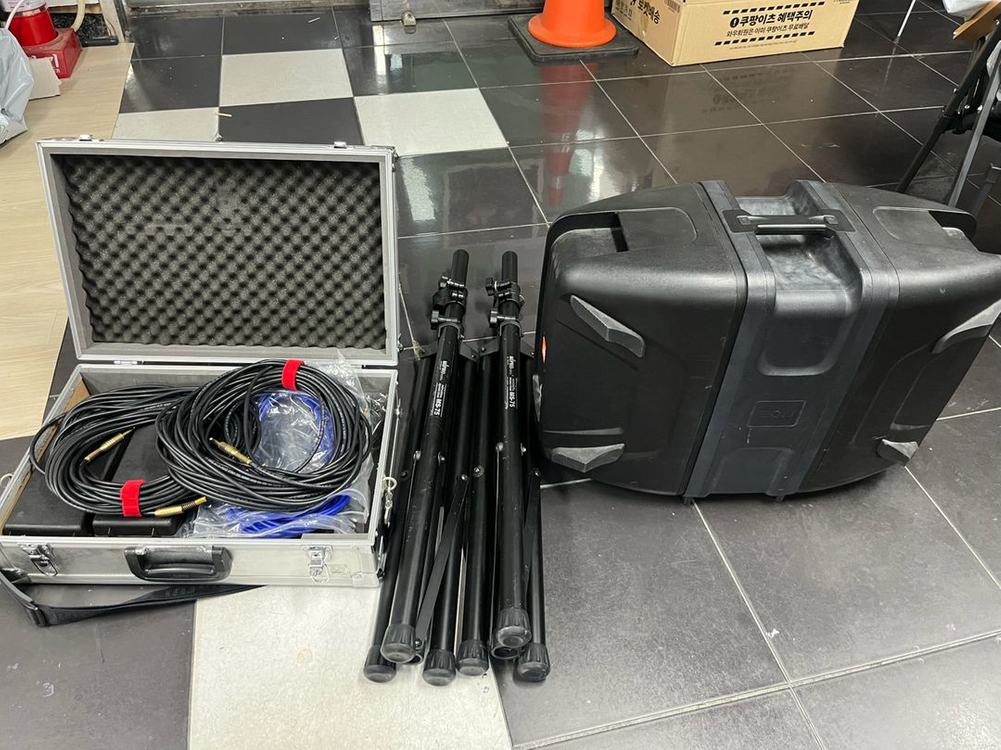 JBL EON 208P 스피커 풀세트--8