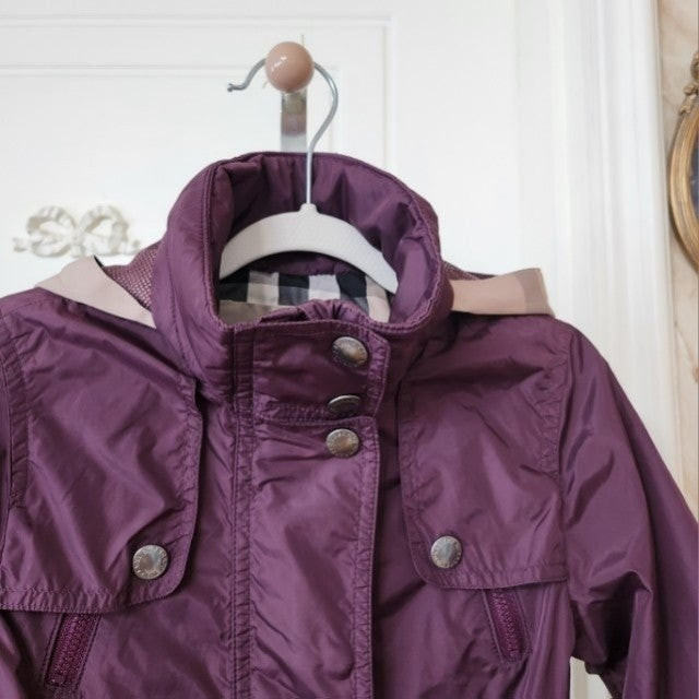 새상품급/100호 (3y) 버버리 키즈 후드 바람막이 자켓 / 아동 칠드런 여아 몽클레어 펜디 디올 구찌 셀린느 이미지