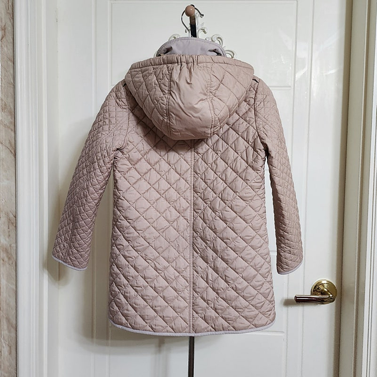 (140호) 11y 닥스 키즈 퀼팅 누빔 후드자켓--1