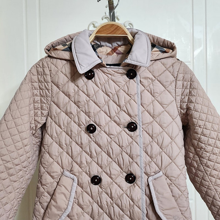 (140호) 11y 닥스 키즈 퀼팅 누빔 후드자켓--4