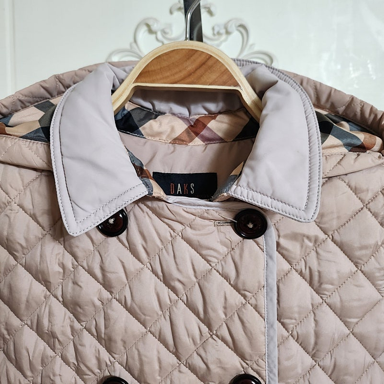 (140호) 11y 닥스 키즈 퀼팅 누빔 후드자켓--5