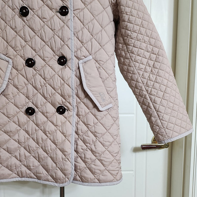 (140호) 11y 닥스 키즈 퀼팅 누빔 후드자켓--6