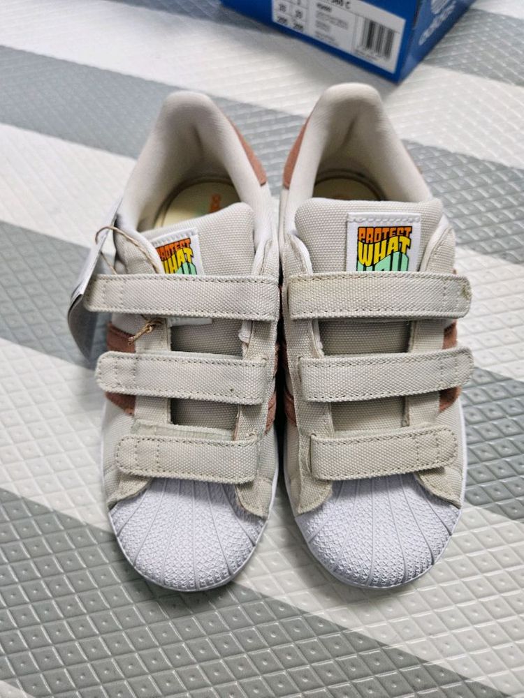 (새상품)(택포)아디다스 슈퍼스타 CF C 키즈 운동화 200mm--0