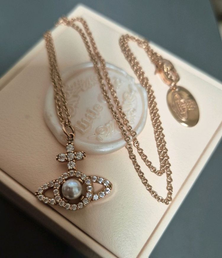 18k비비안 행성목걸이--2