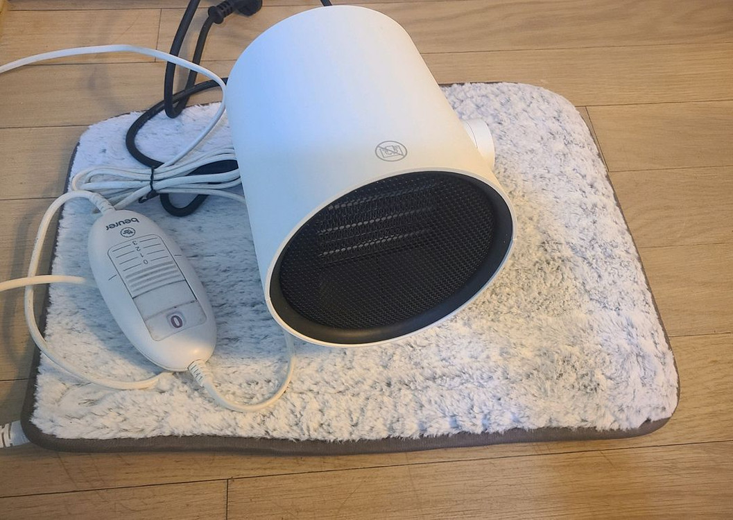 Beurer 온열매트 + 전기히터 세트--0