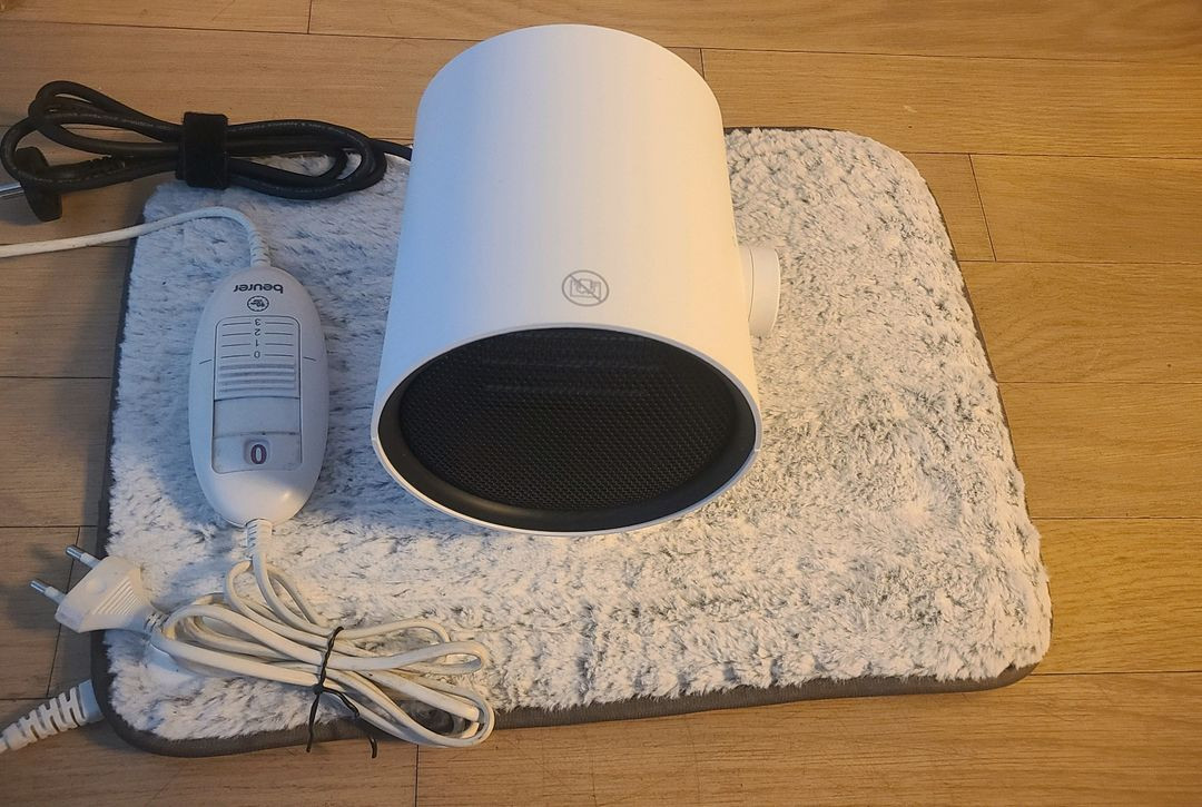 Beurer 온열매트 + 전기히터 세트--1