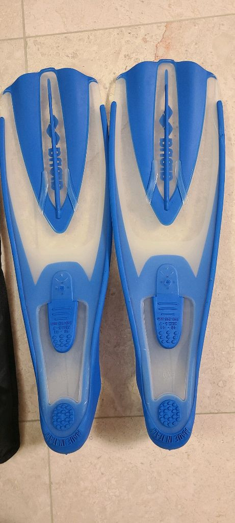 아레나 블루 롱핀 오리발(250 - 255mm)--2