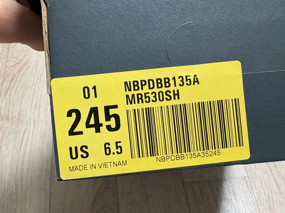 뉴발란스 530 MR530SH 아이보리 245mm 택포 이미지