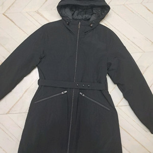 캘빈클라인 리버시블 여성 후드 경량 패딩