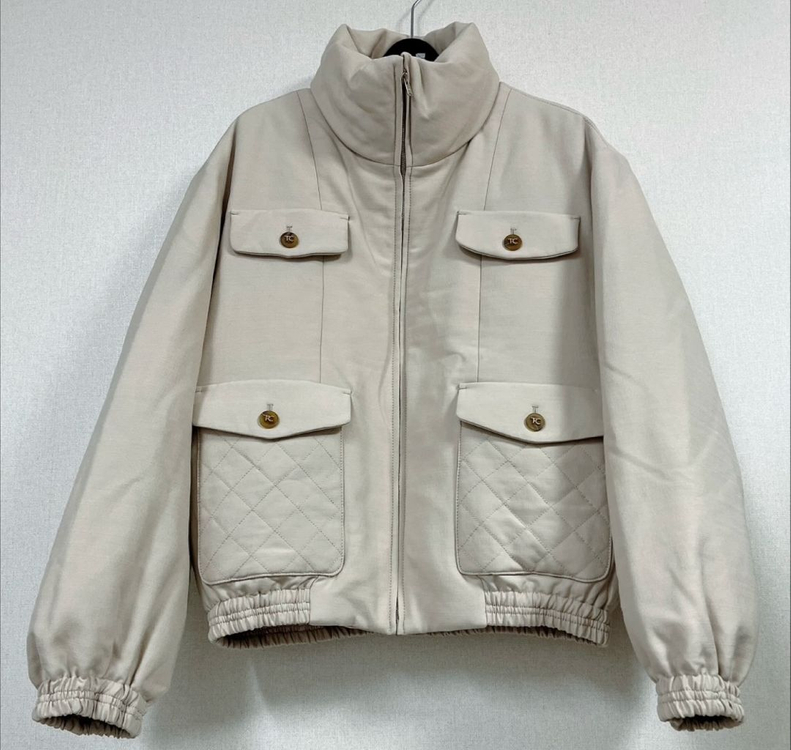 [새상품]한섬 더캐시미어 구스다운 점퍼--6