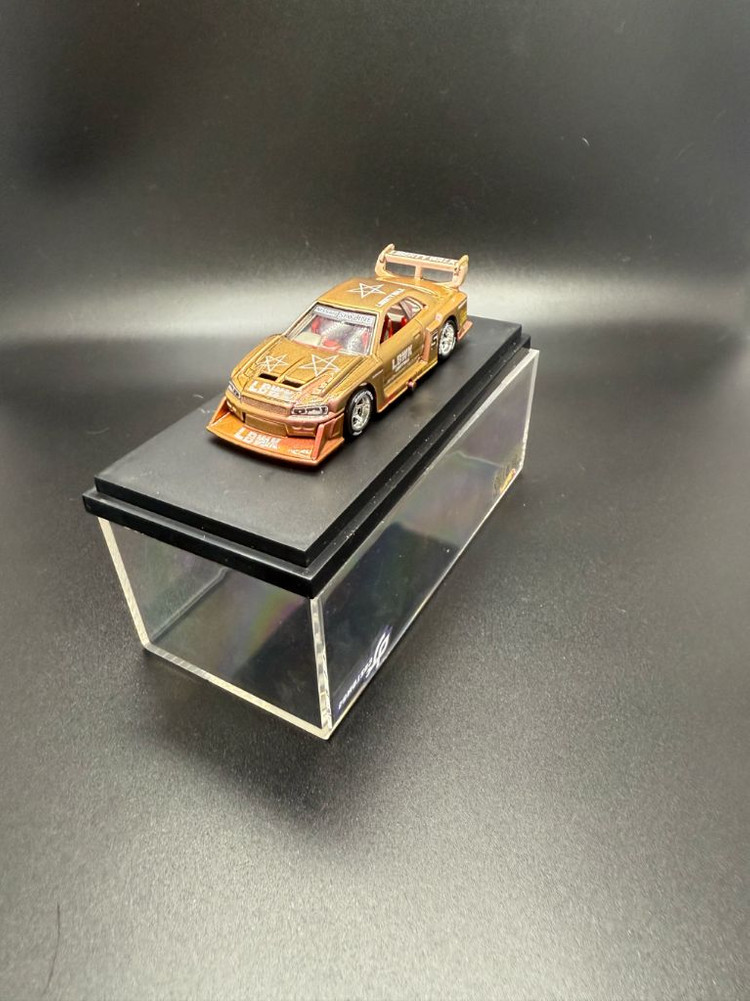 핫휠 디제이커스텀 알삼사 r34 핑크카멜레온--1