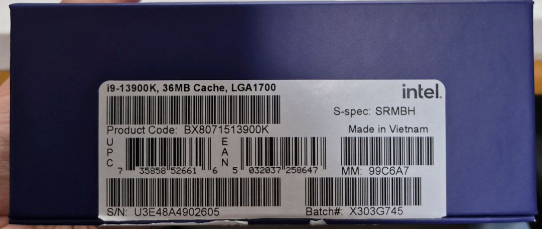 i9-13900K CPU 정품 풀박스 판매합니다--3