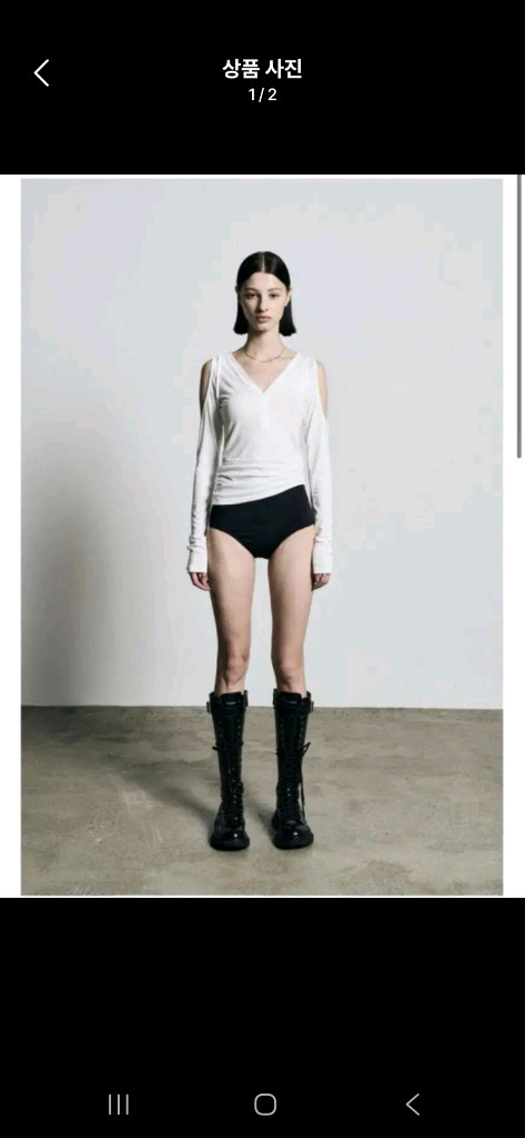 [품절새상품] 보헤미안서울 보헴서 홀버튼 롱 슬리브 화이트--1